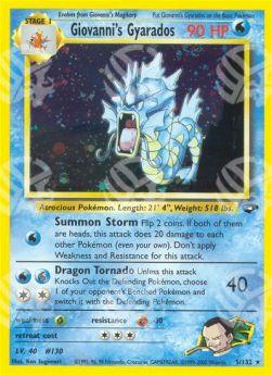 Giovanni's Gyarados - Gym Challenge (Holo Rare) [GC-5]
