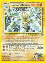 Giovanni's Machamp - Gym Challenge (Holo Rare) [GC-6]