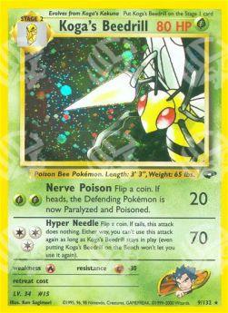 Koga's Beedrill - Gym Challenge (Holo Rare) [GC-9]