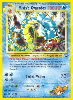 Misty's Gyarados - Gym Challenge (Holo Rare) [GC-13]