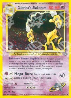 Sabrina's Alakazam - Gym Challenge (Holo Rare) [GC-16]