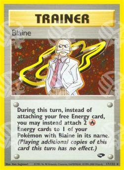 Blaine - Gym Challenge (Holo Rare) [GC-17]