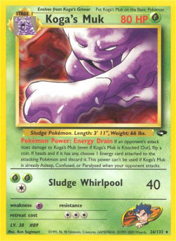 Koga's Muk - Gym Challenge (Rare) [GC-26]