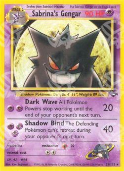Sabrina's Gengar - Gym Challenge (Rare) [GC-29]