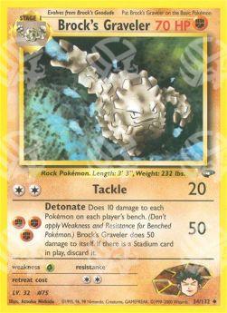Brock's Graveler - Gym Challenge (Uncommon) [GC-34]