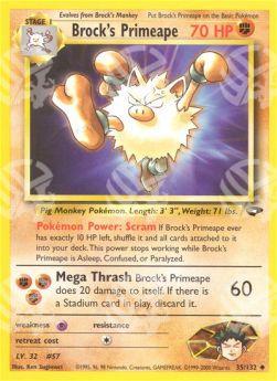 Brock's Primeape - Gym Challenge (Uncommon) [GC-35]