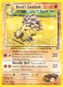 Brock's Sandslash - Gym Challenge (Uncommon) [GC-36]