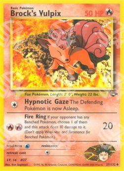 Brock's Vulpix - Gym Challenge (Uncommon) [GC-37]