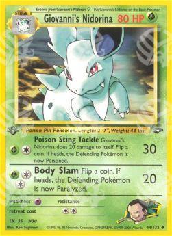 Giovanni's Nidorina - Gym Challenge (Uncommon) [GC-44]