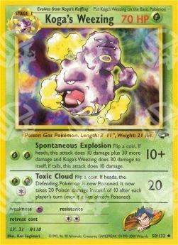 Koga's Weezing - Gym Challenge (Uncommon) [GC-50]