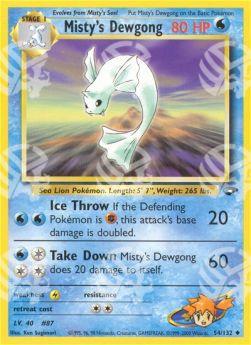 Misty's Dewgong - Gym Challenge (Uncommon) [GC-54]