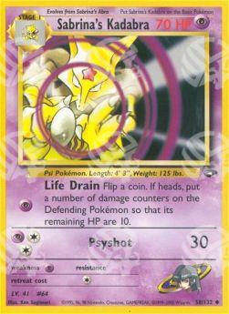 Sabrina's Kadabra - Gym Challenge (Uncommon) [GC-58]
