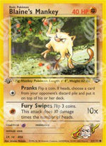 Blaine's Mankey - Gym Challenge (Common) [GC-63]