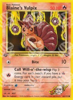 Blaine's Vulpix - Gym Challenge (Common) [GC-66]