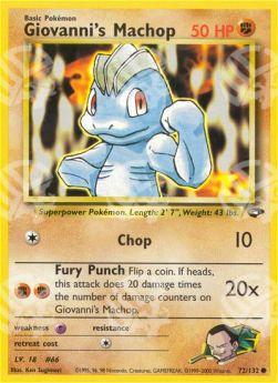 Giovanni's Machop - Gym Challenge (Common) [GC-72]