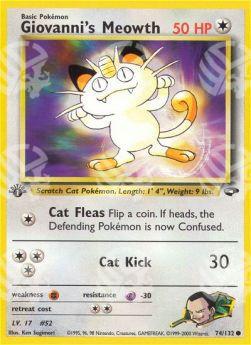Giovanni's Meowth - Gym Challenge (Common) [GC-74]