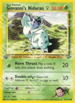 Giovanni's Nidoran - Gym Challenge (Common) [GC-75]