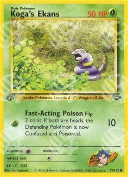 Koga's Ekans - Gym Challenge (Common) [GC-77]