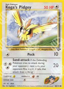 Koga's Pidgey - Gym Challenge (Common) [GC-80]