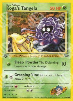 Koga's Tangela - Gym Challenge (Common) [GC-81]