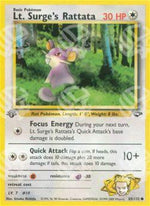 Lt. Surge's Rattata - Gym Challenge (Common) [GC-85]