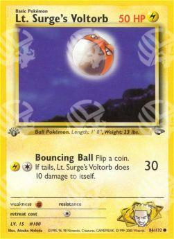 Lt. Surge's Voltorb - Gym Challenge (Common) [GC-86]