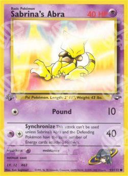 Sabrina's Abra - Gym Challenge (Common) [GC-93]