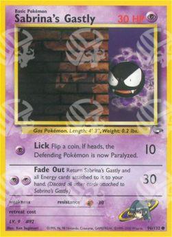 Sabrina's Gastly - Gym Challenge (Common) [GC-96]