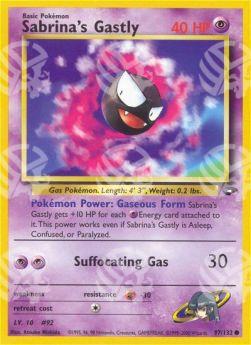Sabrina's Gastly - Gym Challenge (Common) [GC-97]