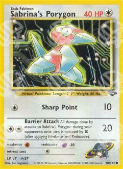 Sabrina's Porygon - Gym Challenge (Common) [GC-98]