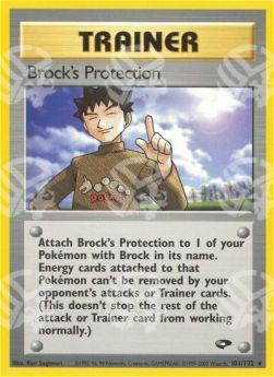 Brock's Protection - Gym Challenge (Rare) [GC-101]