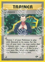 Giovanni - Gym Challenge (Rare) [GC-104]
