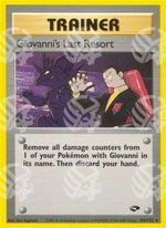 Giovanni's Last Resort - Gym Challenge (Rare) [GC-105]