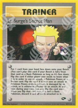 Lt. Surge's Secret Plan - Gym Challenge (Rare) [GC-107]