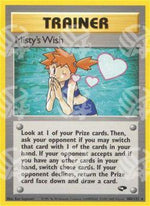 Misty's Wish - Gym Challenge (Rare) [GC-108]