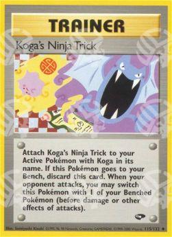 Koga's Ninja Trick - Gym Challenge (Uncommon) [GC-115]
