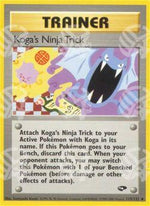 Koga's Ninja Trick - Gym Challenge (Uncommon) [GC-115]