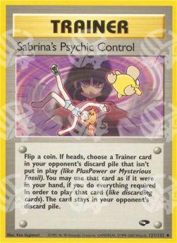 Sabrina's Psychic Control - Gym Challenge (Uncommon) [GC-121]