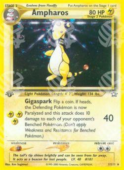 Ampharos - Neo Genesis (Holo Rare) [NG-1]