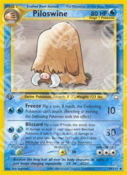 Piloswine - Neo Genesis (Uncommon) [NG-44]