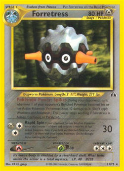 Forretress - Neo Discovery (Rare) [NDI-21]