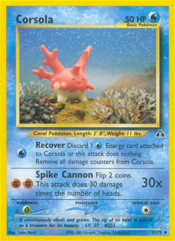 Corsola - Neo Discovery (Uncommon) [NDI-37]