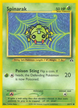 Spinarak - Neo Discovery (Common) [NDI-64]