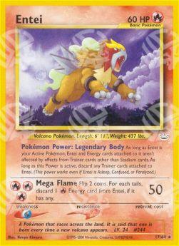 Entei - Neo Revelation (Rare) [NR-17]