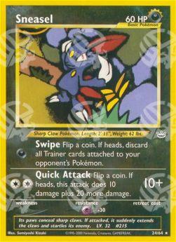 Sneasel - Neo Revelation (Rare) [NR-24]