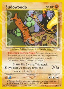 Sudowoodo - Neo Revelation (Rare) [NR-26]