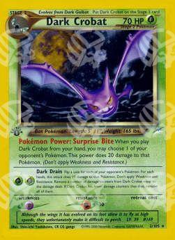 Dark Crobat - Neo Destiny (Holo Rare) [NDE-2]