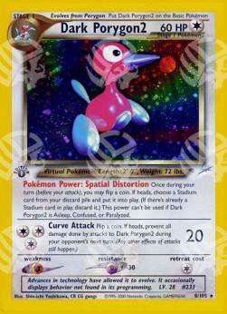 Dark Porygon2 - Neo Destiny (Holo Rare) [NDE-8]