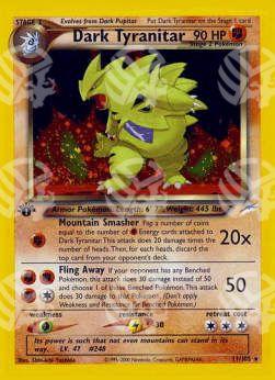 Dark Tyranitar - Neo Destiny (Holo Rare) [NDE-11]