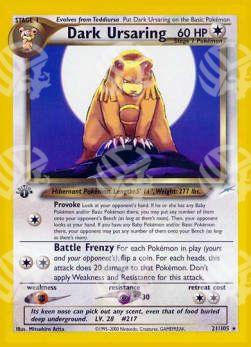 Dark Ursaring - Neo Destiny (Rare) [NDE-21]